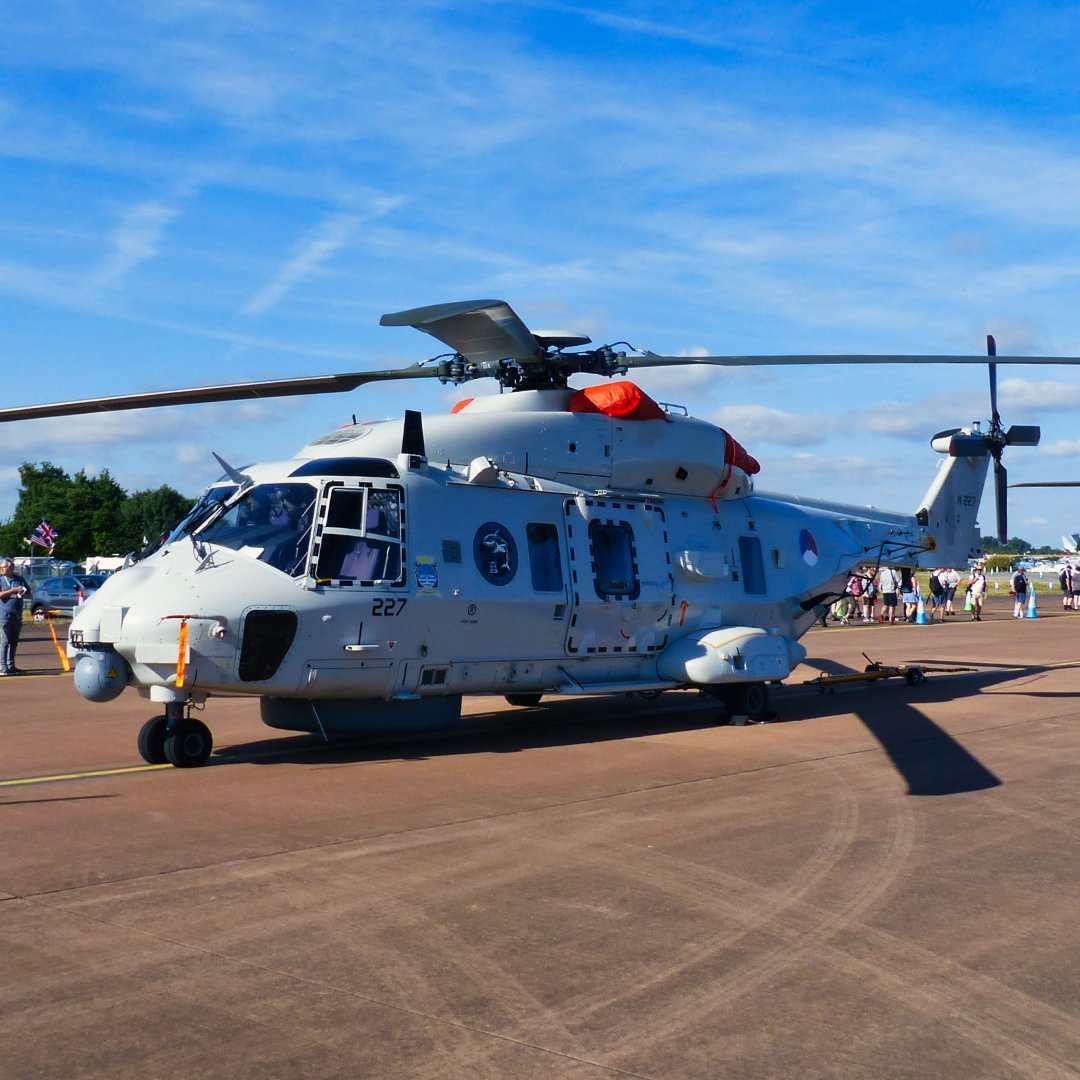 Royal Netherlands Air Force 860 Squadron NH Industries NH90 NFH N-227 on static display at the 2022 Royal International Air Tattoo 16.7.22.

#royalnetherlandsairforce #netherlandsairforce #rnlaf #860squadron #nhi #nhindustries #nh90 #nh90helicopter #nh90tth #nh90nfh