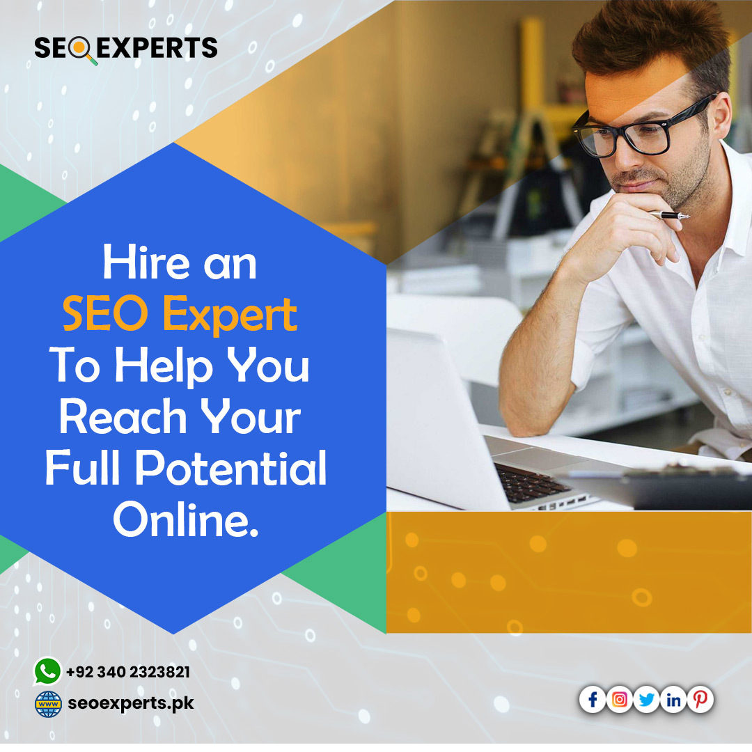 Hire an SEO Expert To Help You Reach Your Full Potential Online.
seoexperts.pk
#SEO #SeoAgency #OnPageOptimization #SEOExpertHelp #WebsiteRank #SEOExpertsPK