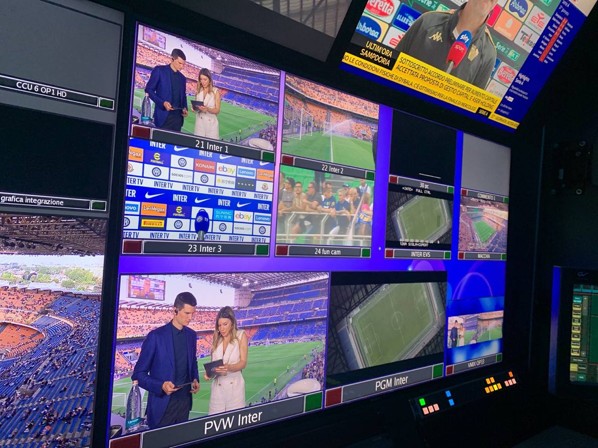 Inter TV (@inter_tv) on Twitter photo ๐๏ธ LIVE
โซ๏ธ๐ต Siamo in onda con LiveMatch pre #InterAtalanta ๐ช
๐๏ธ In studio <a href="/EvaGini/">Eva Gini</a>, Marco #Andreolli
๐๏ธ Da bordocampo <a href="/acevedomv7/">Micaela Acevedo ๐ฆ๐ท</a>, <a href="/FSIANI87/">Fernando Siani</a>
๐ข I numeri e gli Inter Club con <a href="/AccotoGaia/">Gaia Accoto</a>
๐๏ธ Telecronaca <a href="/robertoscarpini/">roberto scarpini</a>
๐บ232 <a href="/SkySport/">skysport</a>
๐ฑ <a href="/DAZN_IT/">DAZN Italia</a> ๐bit.ly/3QBRYLi ๐๏ธ LIVE
โซ๏ธ๐ต Siamo in onda con LiveMatch pre #InterAtalanta ๐ช
๐๏ธ In studio <a href="/EvaGini/">Eva Gini</a>, Marco #Andreolli
๐๏ธ Da bordocampo <a href="/acevedomv7/">Micaela Acevedo ๐ฆ๐ท</a>, <a href="/FSIANI87/">Fernando Siani</a>
๐ข I numeri e gli Inter Club con <a href="/AccotoGaia/">Gaia Accoto</a>
๐๏ธ Telecronaca <a href="/robertoscarpini/">roberto scarpini</a>
๐บ232 <a href="/SkySport/">skysport</a>
๐ฑ <a href="/DAZN_IT/">DAZN Italia</a> ๐bit.ly/3QBRYLi