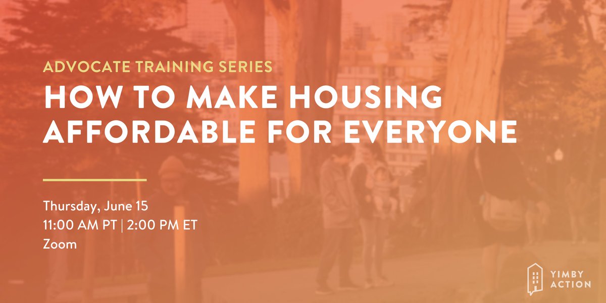 With housing prices continuing to break records, we can’t afford to wait anymore. It’s time to make homes affordable for everyone.

Come learn why homes are so expensive and what we can do about it.

bit.ly/3VGhoLF