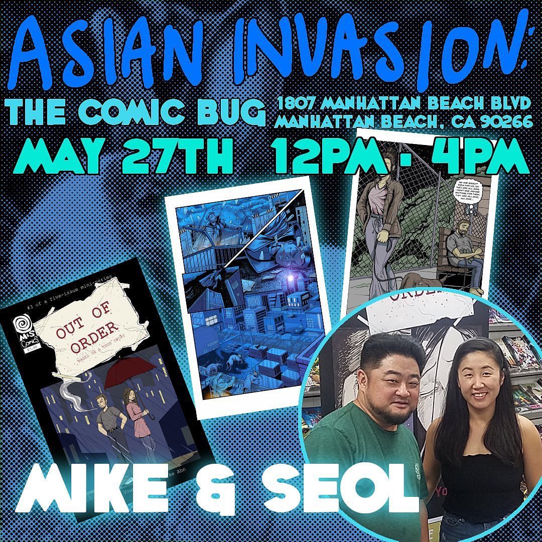 2 ...@ComicArtProS Prez @HoraToraStudios , @markfx411 of @DiwataKomiks & Mike and Seol Comics!

Join us in celebrating #AAPIHeritageMonth today from 12-4P at our #ManhattanBeach location!