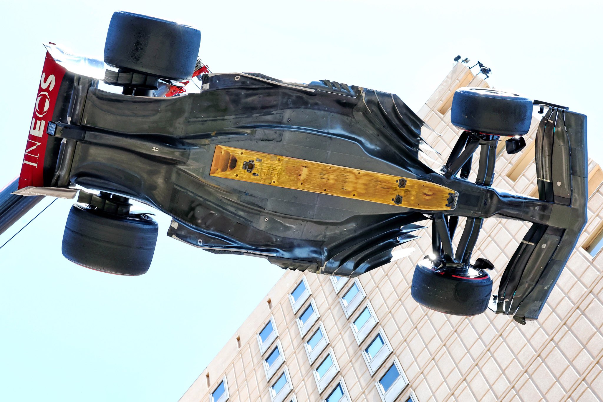 Mercedes left exposed by Monaco crane floor reveal — FormulaNerds.com