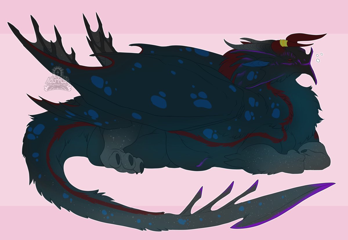 Seems some habits transcend even fusion with another, don't they? Can't blame Aeth for taking a little time to laze after all that effort, though!

Art by Moghrlor on FA

Aethrus is <a href="/AethrusDerg/">ImaginaryDragon</a>