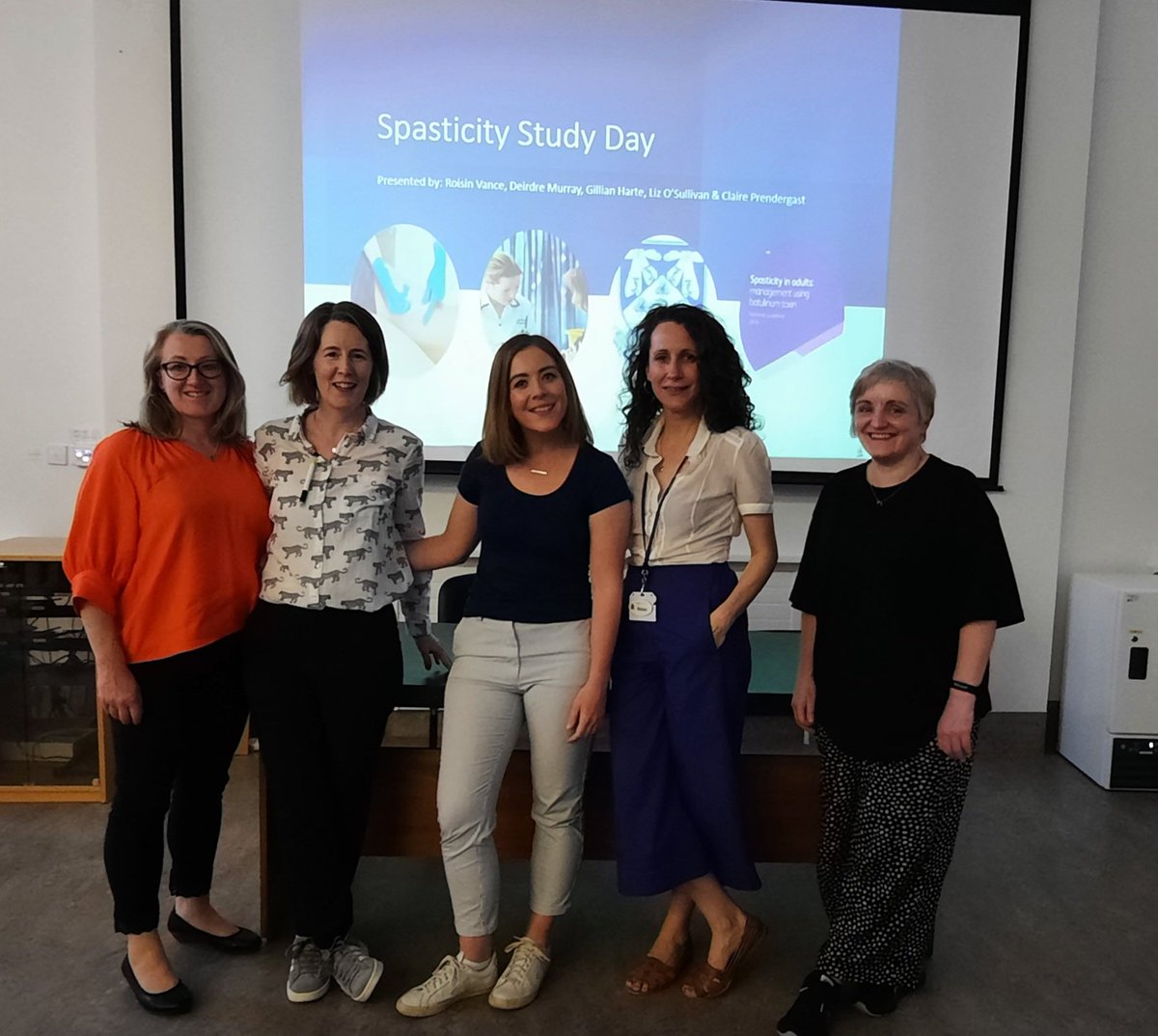 Thats a wrap! Our first ever Spasticity Study Day. Thank you to all who attended and to @cpng who assisted us. Also huge thanks to @deirdemanning.Expect lots of enthusiastic therapists coming your way soon @DeirdreMurray6a @VanceRoisin @osullivan_y @GillianAHarte