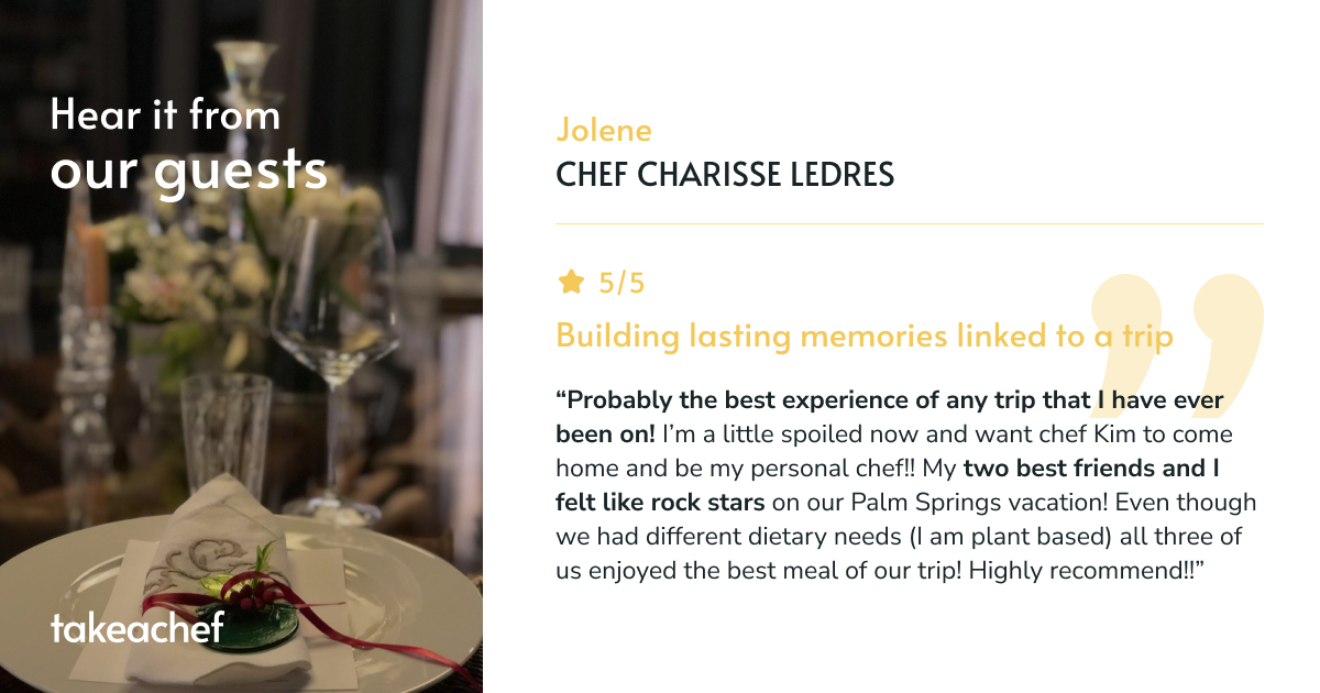 takeachef's tweet image. Don&apos;t just take our word for it; hear it from our delighted guests who have already experienced the magic. 🌟

#PrivateChef #TakeAChef
