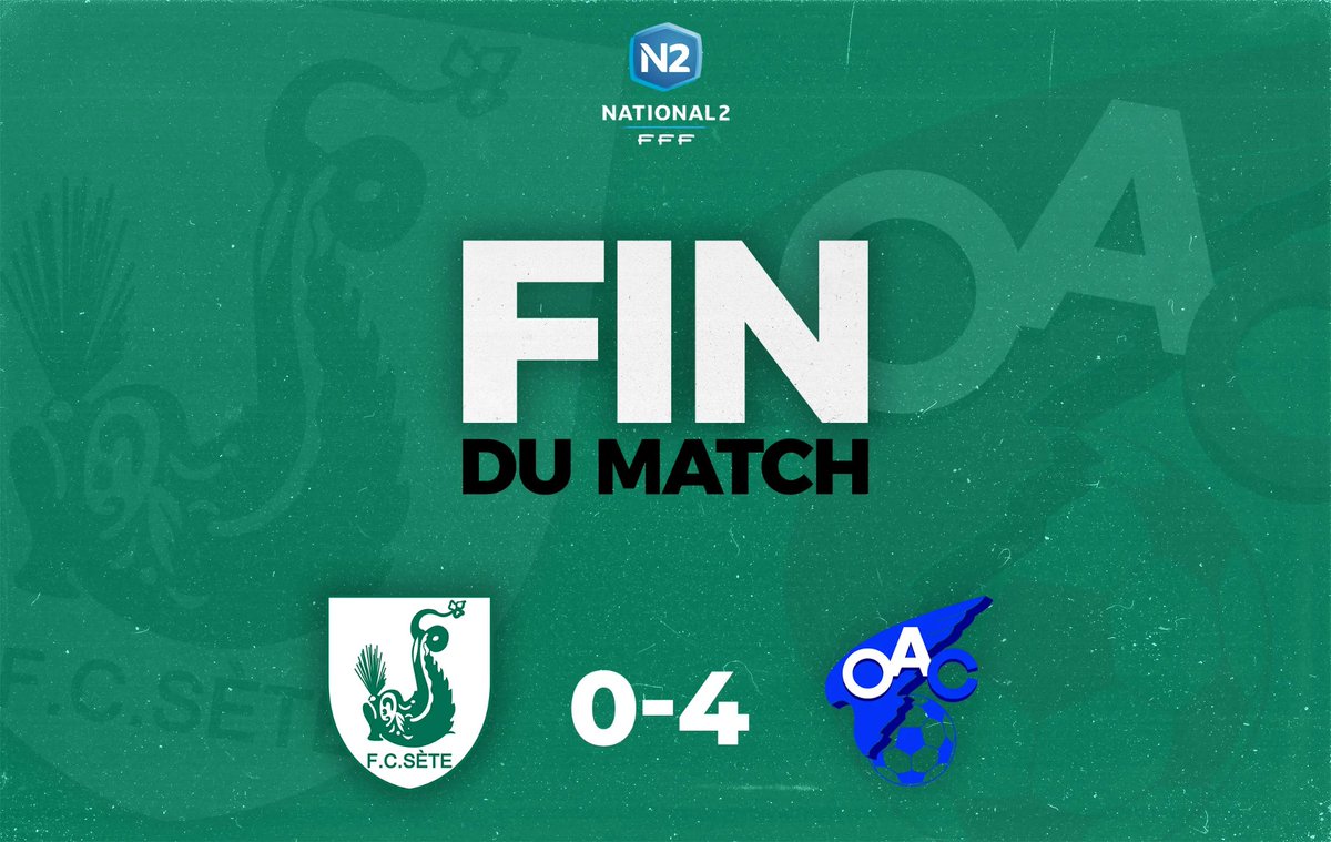 FCSete34's tweet image. 90&apos; ⏱️ Fin du match
