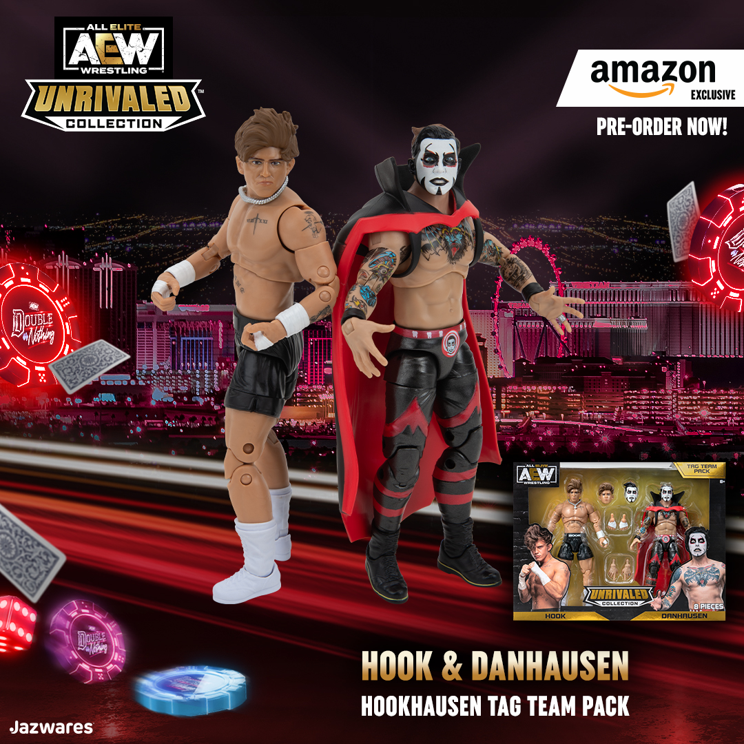 AEWbyJazwares on X: Announced at the last Fan Fest! Get a first look at  the Hookhausen  Exclusive @730hook @DanhausenAD   @aew #AEWByJazwares #AEW #Jazwares   / X