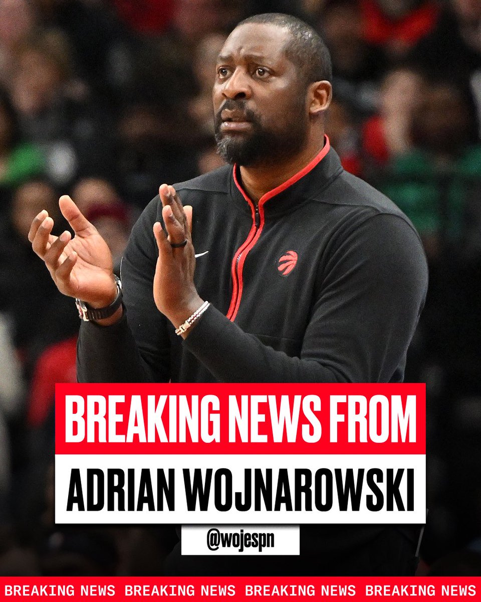 ESPN Sources: The Milwaukee Bucks are planning to hire Toronto Raptors assistant Adrian Griffin as the franchise’s next head coach. Sides are progressing on terms of an agreement.