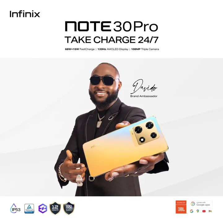 I'm proud to be #30BG
Make I just they drip 
I have a lot of dramas on my mind  for @davido
Ajeh 🛐🤲💟 make una give me drip on drip soap ❣️ 
 #TakeChargeWithInfinixNote30
 #InfinixNote30Launch