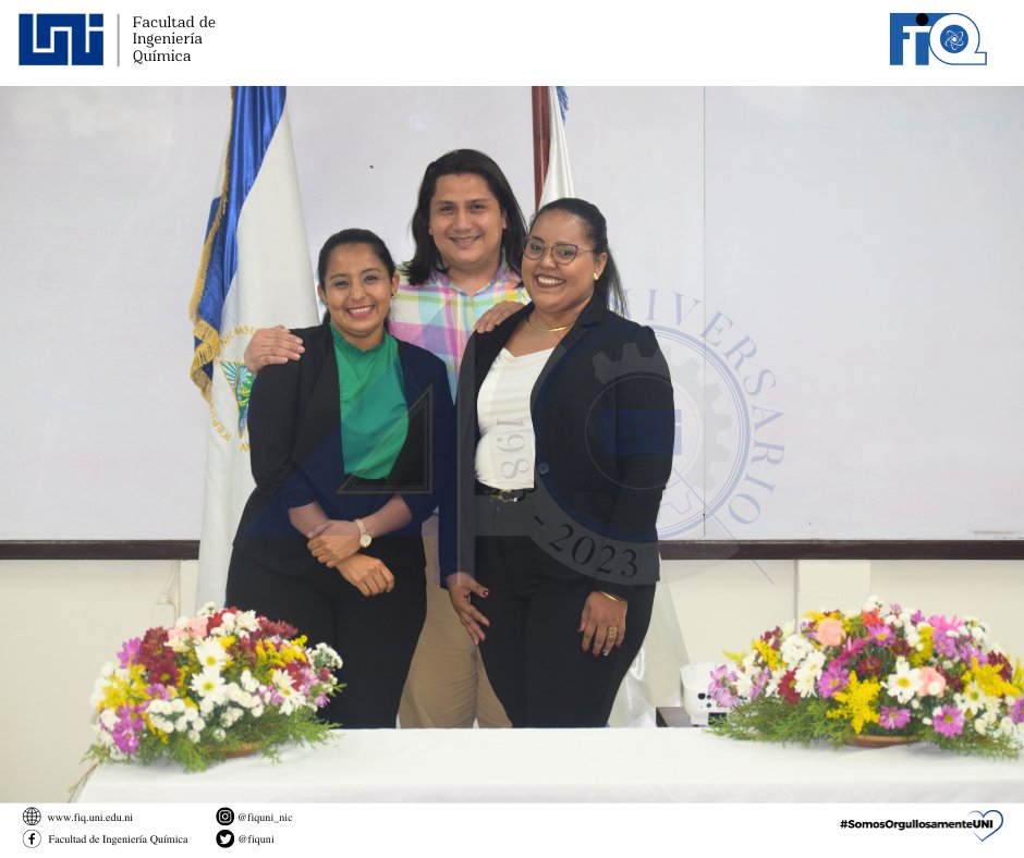 fiquni's tweet photo. Las nuevas IQ Karla Altamirano y Karina Aguirre realizaron la defensa de su trabajo monográfico titulado: “Estudio de Pre-Factibilidad de una Planta Procesadora de Deditos de Queso Empacados al Vacío KARSHEESE” bajo la tutoría del Ing. José Francisco Vílchez Manzanares. https://t.co/NddUmG8Yn3