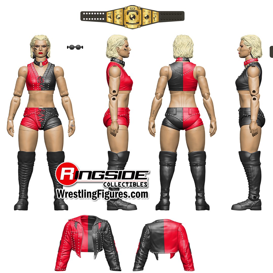 Toni Storm @Jazwares @AEW Unrivaled Series 14 render from #AEW Fan Fest!

Shop AEW at Ringsid.ec/AEW

#RingsideCollectibles #WrestlingFigures #AEW #Jazwares #AllEliteWrestling #AEWDON #AEWRampage #AEWDynamite #AEWUnmatched

**not final product**