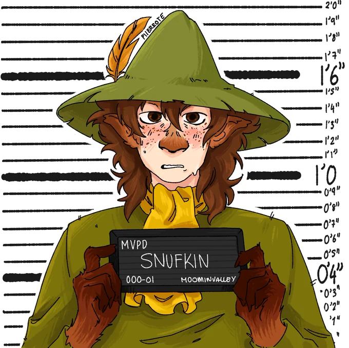 babys first arrest (he had to learn it from someone) #moomins