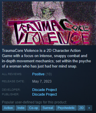 TraumaCore Violence on Steam