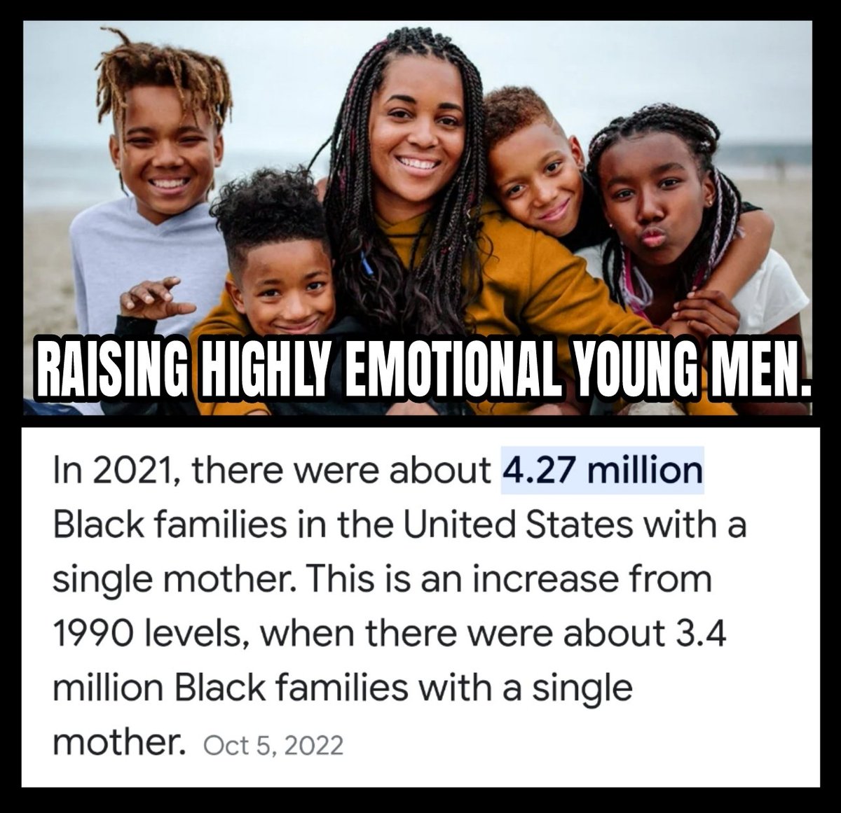 #BlackAmerica #BlackAmerican #Blackculture #Blackchildren #blackparents #blackmothers 
#singlemothers #Blackfathers
#Blackwomen #blackgirls #BLM 
#Blackwoman #BlackGirlsMagic 
#Blackgirltrain #Blacklove #BlackLivesMatter 
SIngle mom culture is not working