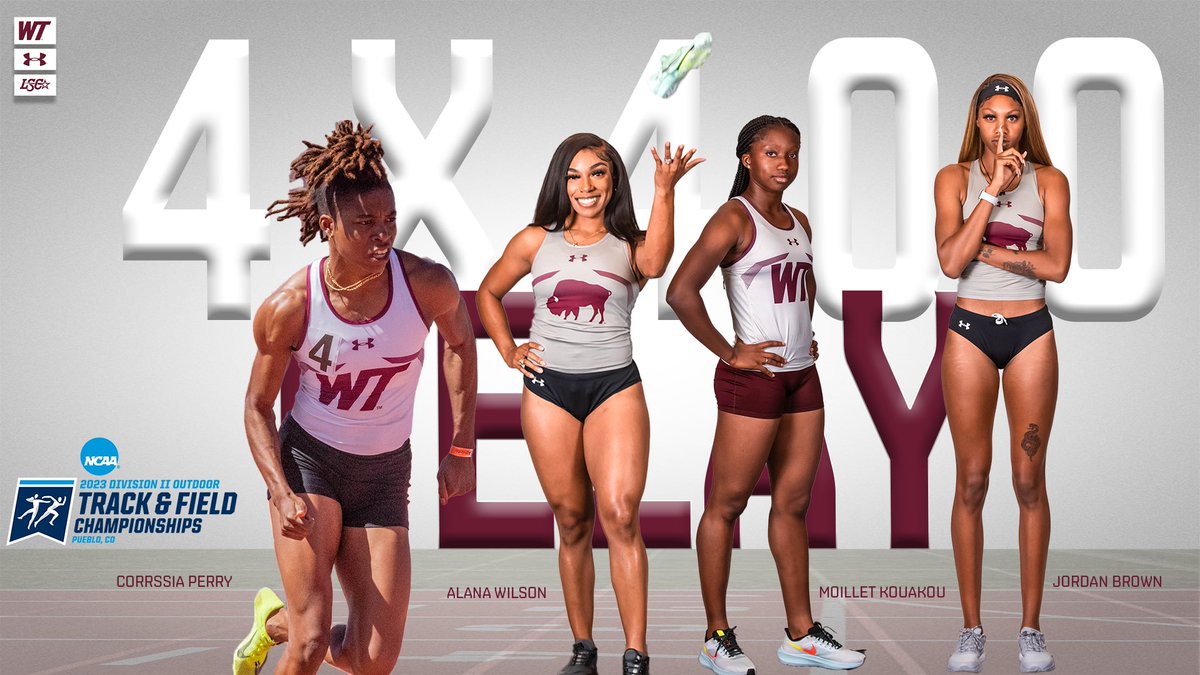 WTAMU_XCTF's tweet photo. ICYMI: WT is the only university with a team in all 4 relay finals at the NCAA DII Outdoor National Championship 

#BuffNation #Trackandfield #NCAA #D2 #Relay #4x100 #4x400 #sprintU https://t.co/aTCfg0mhbl