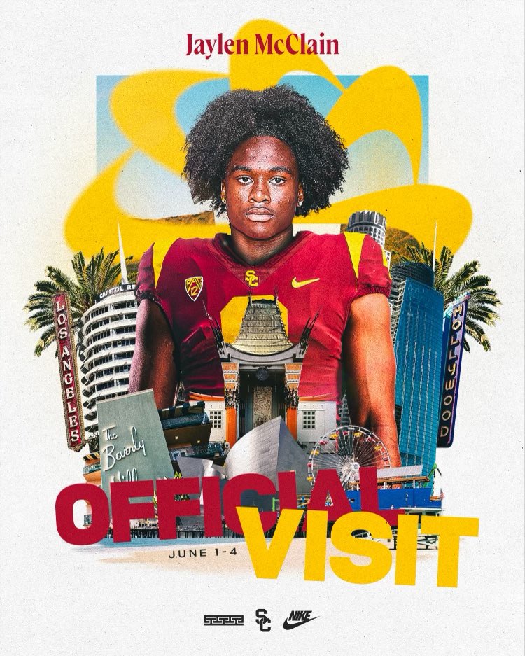 I’ll be at University of Southern California for an official visit✌🏾