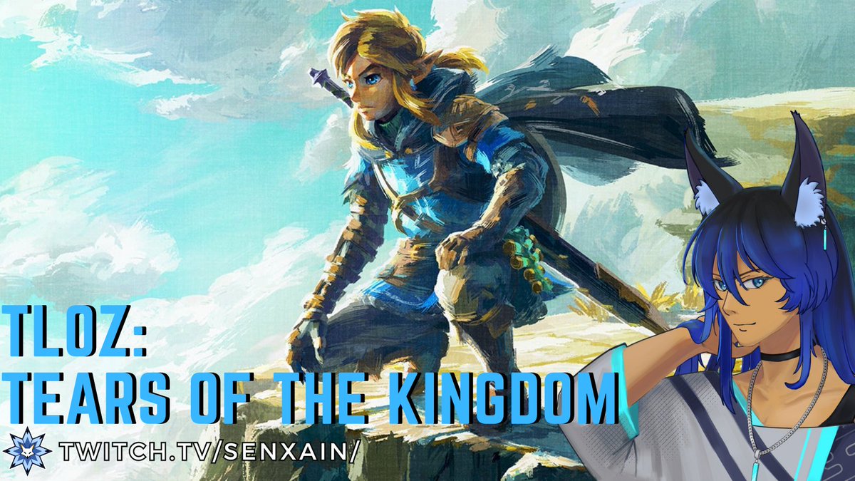 SenxainVT's tweet photo. Starting my playthrough of Tears of the Kingdom! I'm so looking forward to getting lost in this world for a few hours. Let's get ready to save Hyrule yet again!
#SenxLIVE #ENVtuber #vtuberuprising #TearsOfTheKingdom  
👇👇LINK BELOW👇👇 https://t.co/gmiGkD2MqK