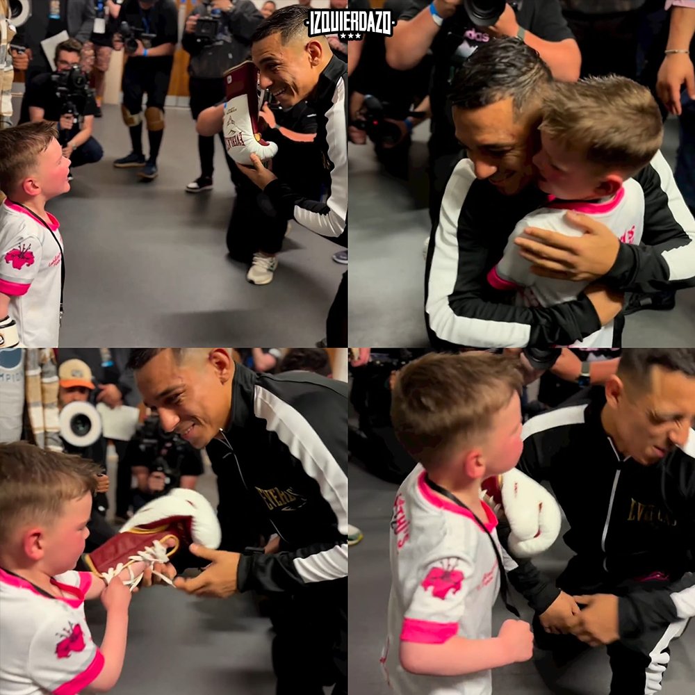 ❤️ De eso se trata ser un campeón dentro y fuera del ring...

🔝 Un fantástico gesto del Venado López con un niño en Irlanda tras noquear a Michael Conlan. 

#LópezConlan