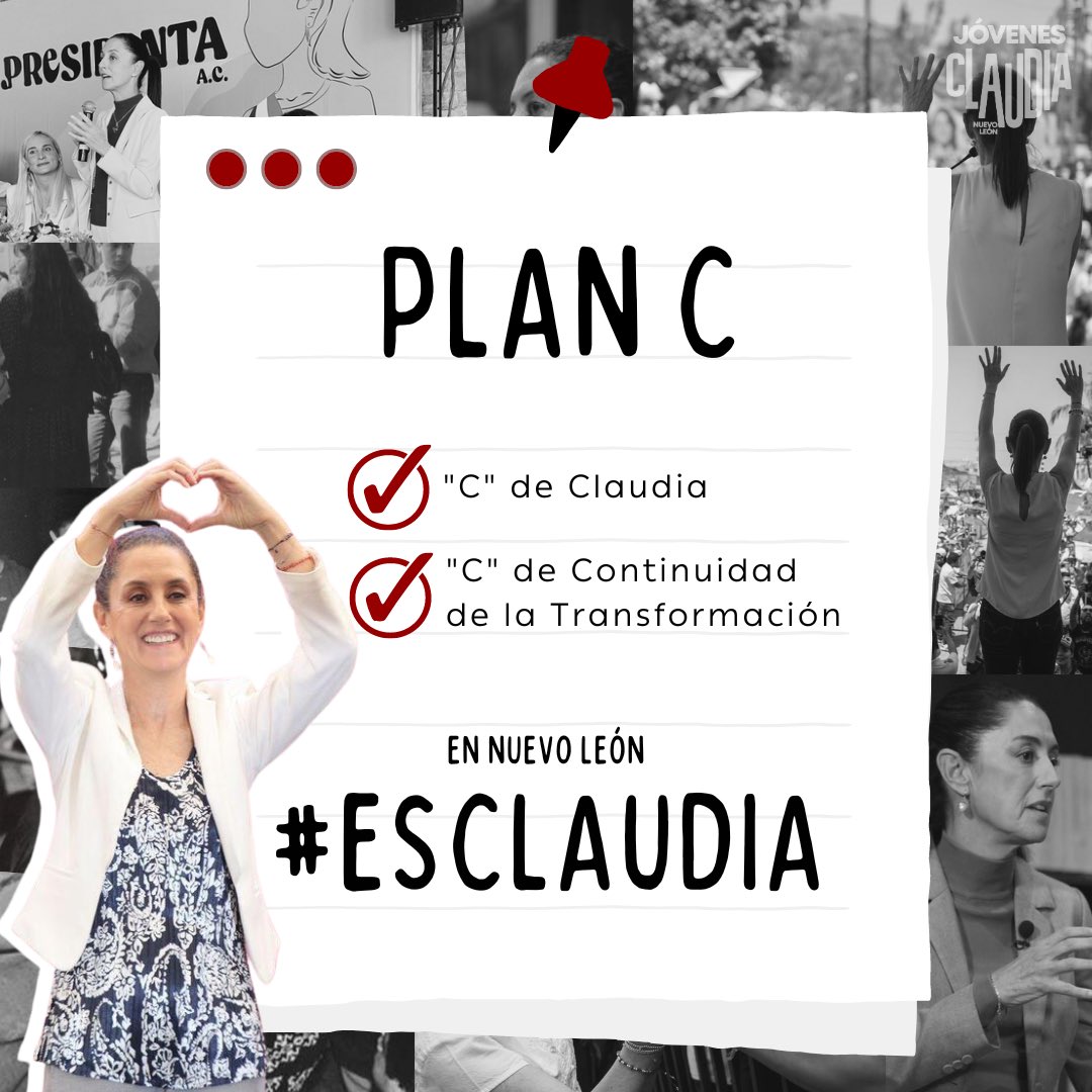 PorlaPrimera_NL's tweet photo. Para que siga la transformación puro #PlanC 😉🫶🏼

#EsClaudia ✨
#JovenEsClaudia #Sheinials #teamloclaudia #4T #motomami #NuevoLeon #Monterrey https://t.co/KxD1xmjt1v