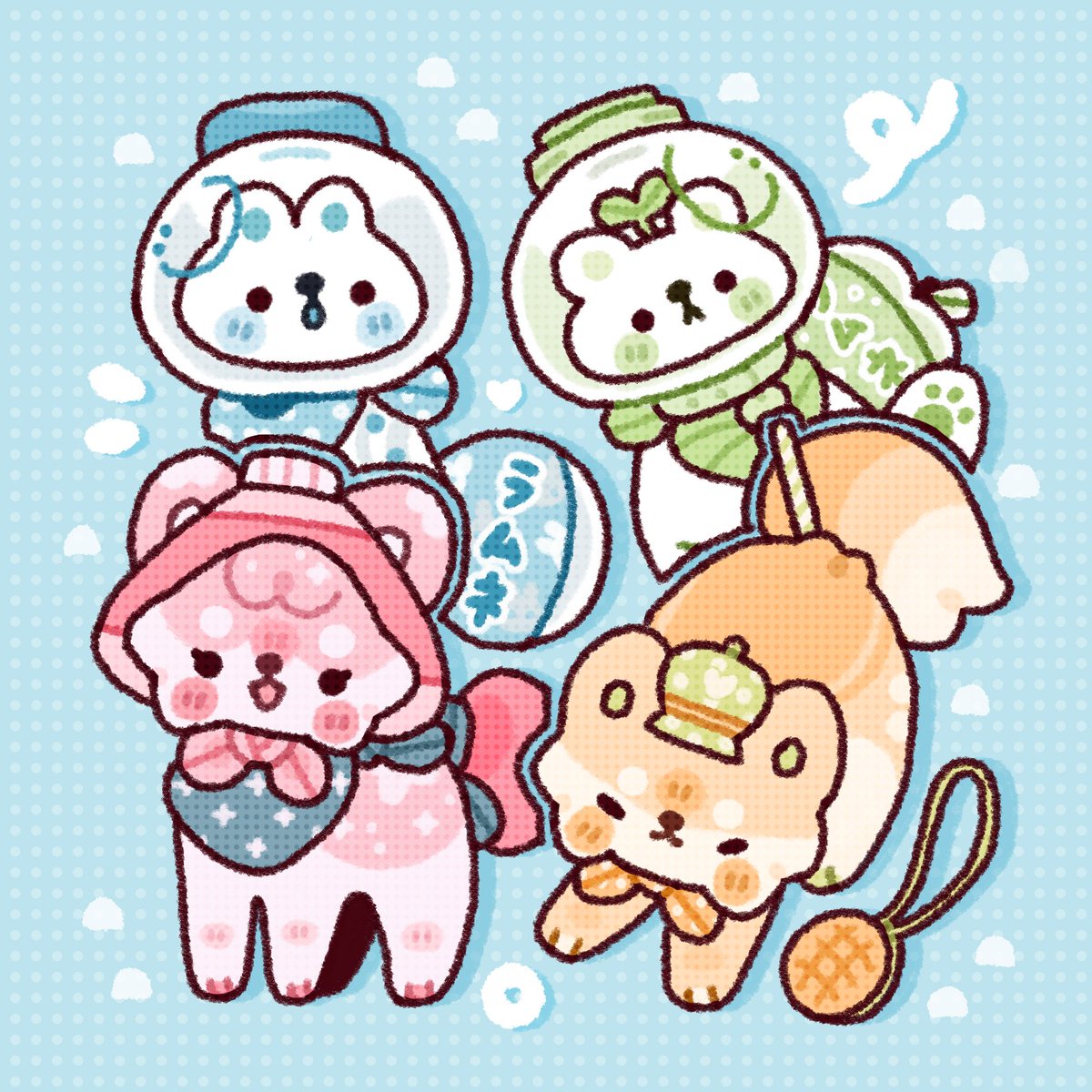 stariiko's tweet photo. neutral 🐻🧋☕️ or colorful 🌈✨🎨?? https://t.co/slwDZKqKjU