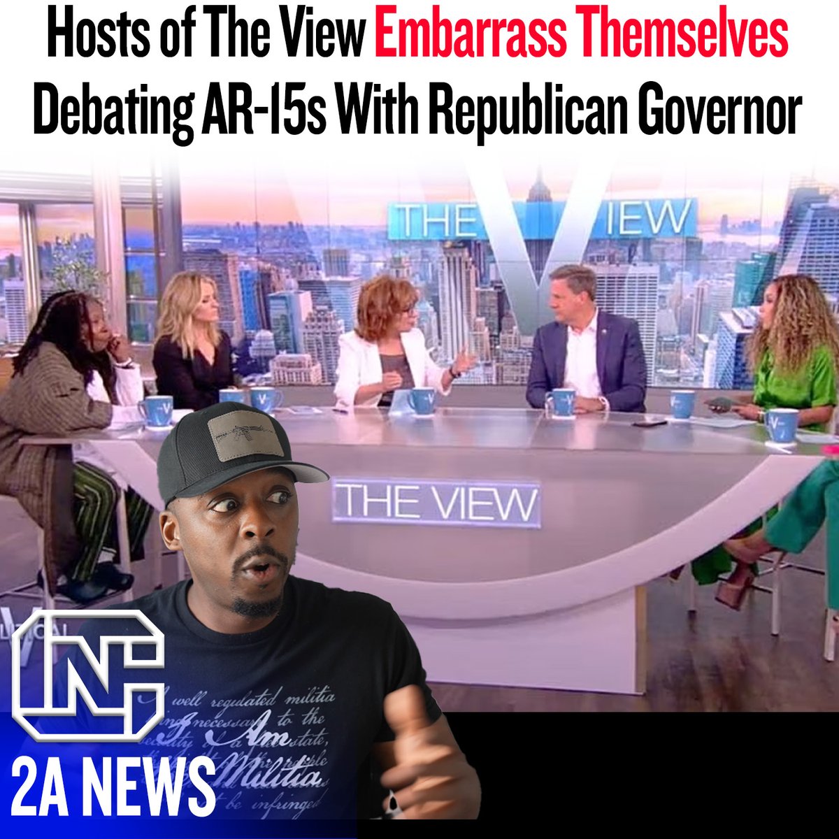 The hosts of The View decided to take on Republican Governor Chris Sununu in a debate about AR-15s and mass shootings. Brace yourselves, because it was a train wreck of misinformation and embarrassing arguments.

WATCH: youtu.be/pifJTmRwGW4

#2ANews #ThePewPewLife