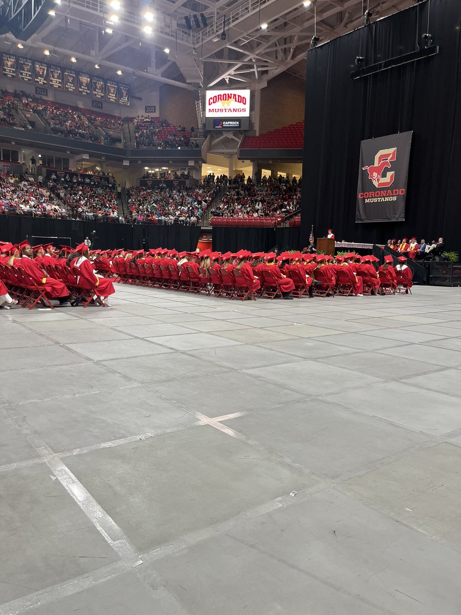 Coronado Graduation 2023. Congrats to our 9 seniors who are walking the stage tonight!!! #whatsnext #family