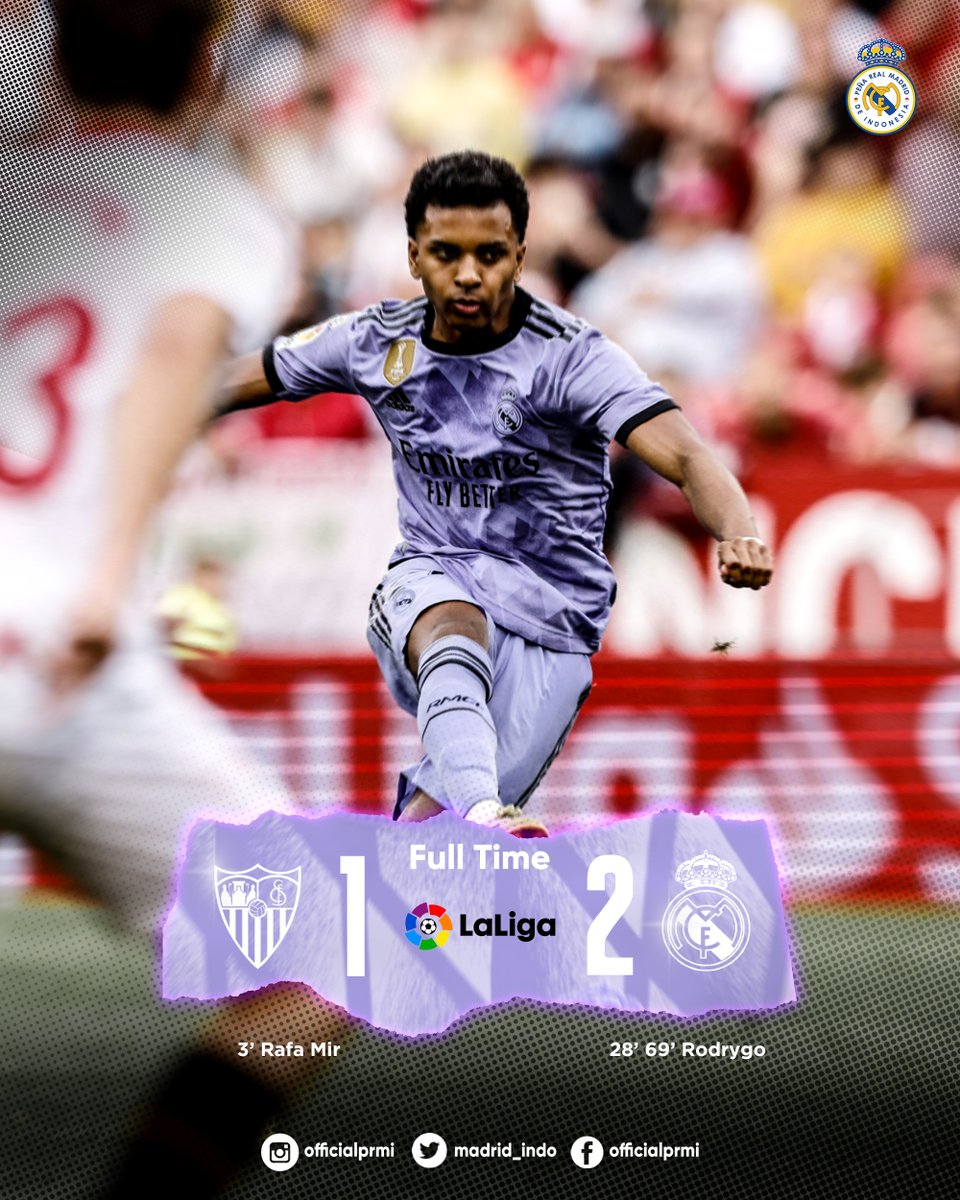 Madrid_Indo's tweet photo. Biasakan nonton Madrid sampai Full Time 😎

Sevilla 1-2 Real Madrid

#HalaMadrid https://t.co/SGvfZpNSPy