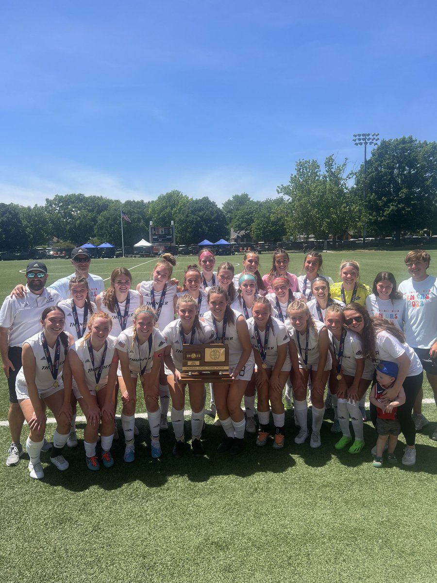SJA_Gameday's tweet photo. The Thunder finish the season in 3rd place in Class 5A! They finished with the best record in program history! They will leave Topeka with some hardware🏆 https://t.co/6oVms7JAey
