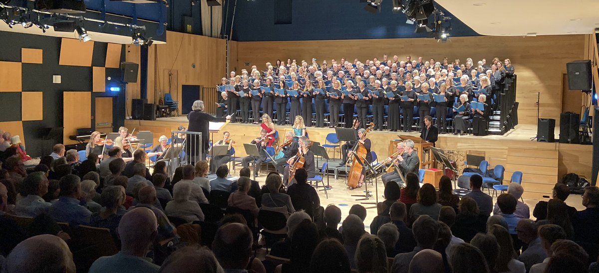 Full house tonight for <a href="/AlresfordCChoir/">Alresford Choir</a> and <a href="/BSChamberChoir/">Barton Stacey Choir</a> concert in Harvey Hall. <a href="/StSwithunsLetts/">Commercial Lettings</a>
