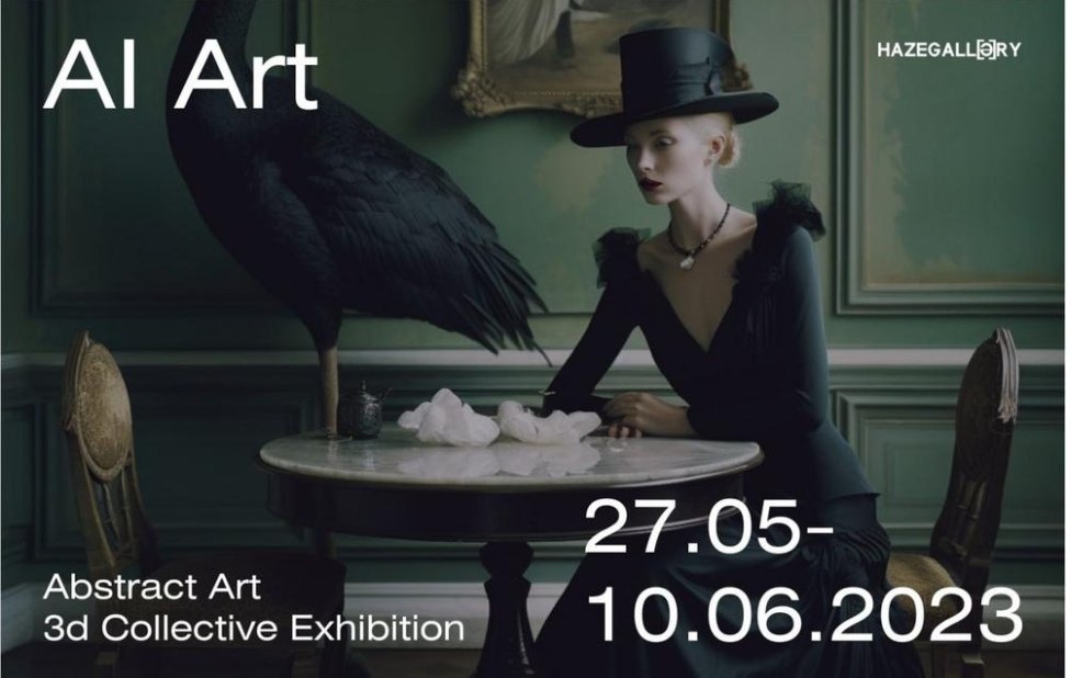 AI exhibition LIVE now with Haze Gallery <a href="/HazeGallery/">HAZE.GALLERY</a> #berlin #tallinn in collab with Fotografiska Museum Tallinn  #ai #aiart #art #exhibition