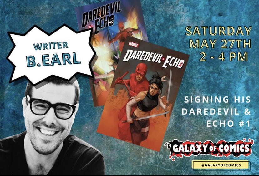 TODAY AT 2PM until 4PM I will signing at GALAXY OF COMICS!!! 

#comicbooksigning #la #northhollywood #vannuys #studiocity #tolucalake #burbank