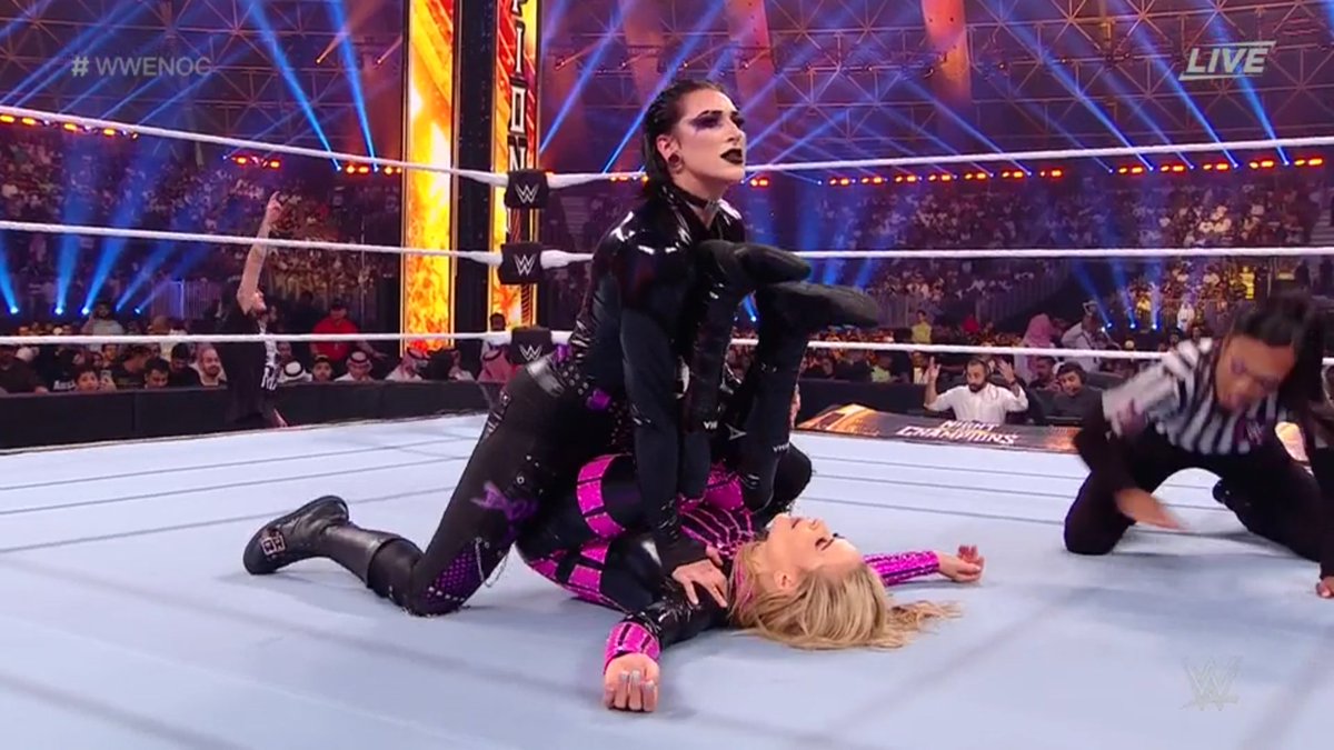 MdSadiqueOffic1's tweet photo. Rhea Ripley defeat Natalya #wwe #WWENOC #RheaRipley #natalya https://t.co/artXfOSAHf