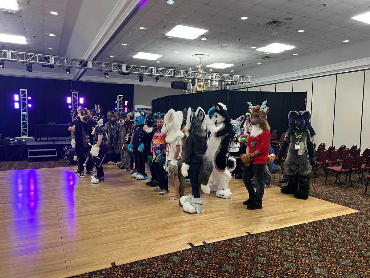 nomadiconv's tweet photo. Fursuiters please proceed to main events! We are lining up for the parade! https://t.co/5YQPEc120t