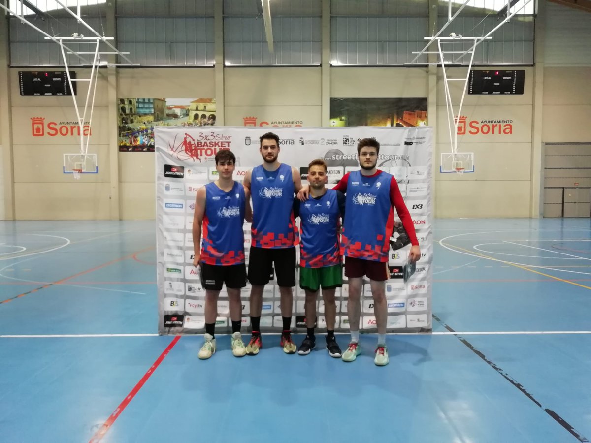 3x3SBT's tweet photo. 🏆¡Estos son los ganadores del #3x3SBT2023 Soria Open categoría absoluta!

Masculino 🏆
🥇Campeones: The inutiles
🥈Subcampeón: Wildest

Femenino 🏆
🥇Campeones: Adolfo Semillas
🥈Subcampeón: Focus in the canast https://t.co/HWH3LaVDmW