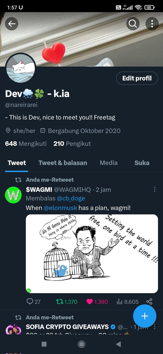 nareirarei's tweet photo. Masih begini, udah turun juga ya🥲 https://t.co/B3qgg6a1wl