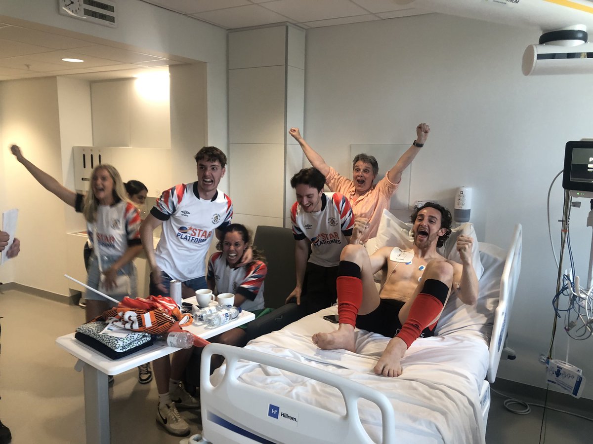 Steve Lockyer (@sl_cardiff) on Twitter photo <a href="/LutonTown/">Luton Town FC</a> <a href="/premierleague/">Premier League</a> Tom’s Dad here. Tom is ok. Very happy but so sad he can’t be there with his team mates. Here is the moment……. <a href="/LutonTown/">Luton Town FC</a> <a href="/premierleague/">Premier League</a> Tom’s Dad here. Tom is ok. Very happy but so sad he can’t be there with his team mates. Here is the moment…….