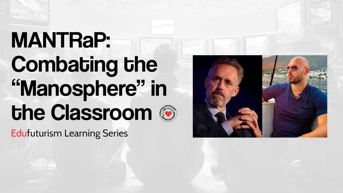 ICYMI: Our session earlier today with @_MANTRaP_ discusses the 'manosphere', its dangerous impact on young people, and how educators/families can familiarize themselves and combat against this harmful movement. #restorehumanity #education #sel

youtu.be/m4oxm7LWnEM