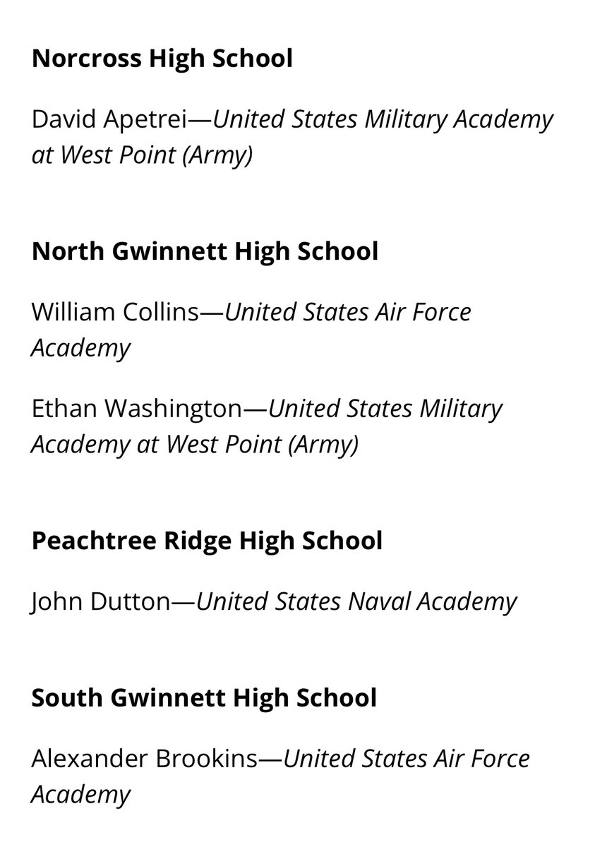 ElectDrSimmons's tweet photo. As we prepare to honor those who gave their lives for our freedoms, I’d like to congratulate each of our Gwinnett graduates who made the brave and commendable choice to enlist in the military. #navykid https://t.co/VS8x4A80Sz https://t.co/fgX2mX2Zp0