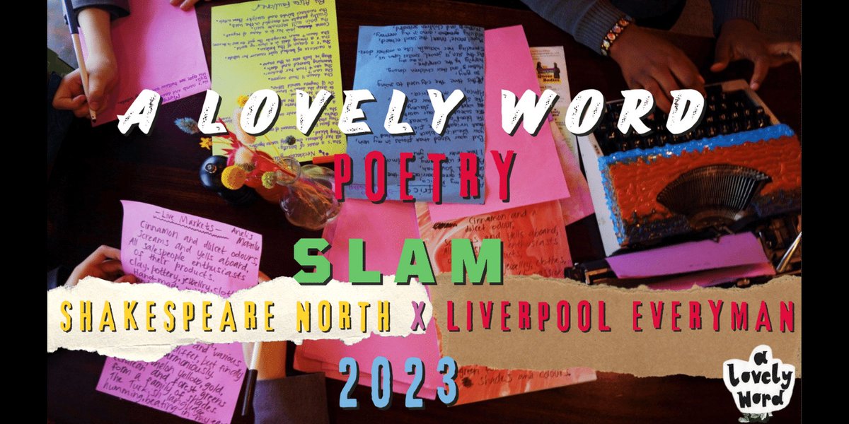 We're on the hunt for A Lovely Word's next Poetry Slam CHAMPION! In partnership with @LovelyWordLpool and @ShakespeareNP, the champion will win the title, a headline slot at @ShakespeareNP's Scratch and a £100 cash prize. Enter now 👉️ l8r.it/T5d7