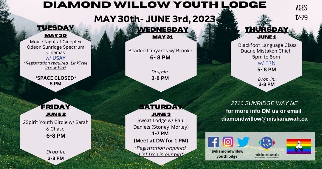 DWYL programming for the week of May 30th-June 3rd, 2023. Join us for an exiting week of programming; any events reading "registration required" means you must register (please find the link to register via the LinkTree in our bio).