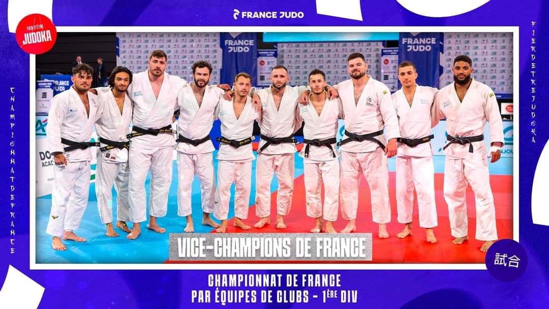 👏🏼🥋Bravo à nos athlètes du COS Judo de #Sartrouville pour leur performance historique !  
🥈🇫🇷 Vice-Champions de France par équipes 1ère division.     
Nous sommes fiers 🥰
#FranceEquipes1D #Laval2023 #judo
