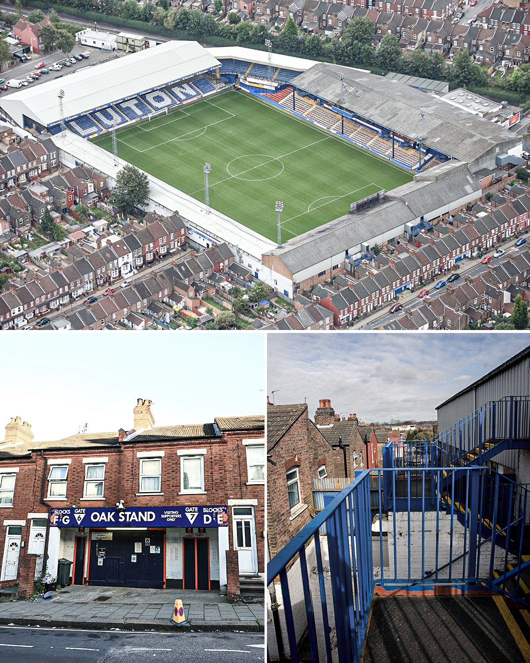 Curiosidades PL on X: O Kenilworth Road, estádio do Luton Town