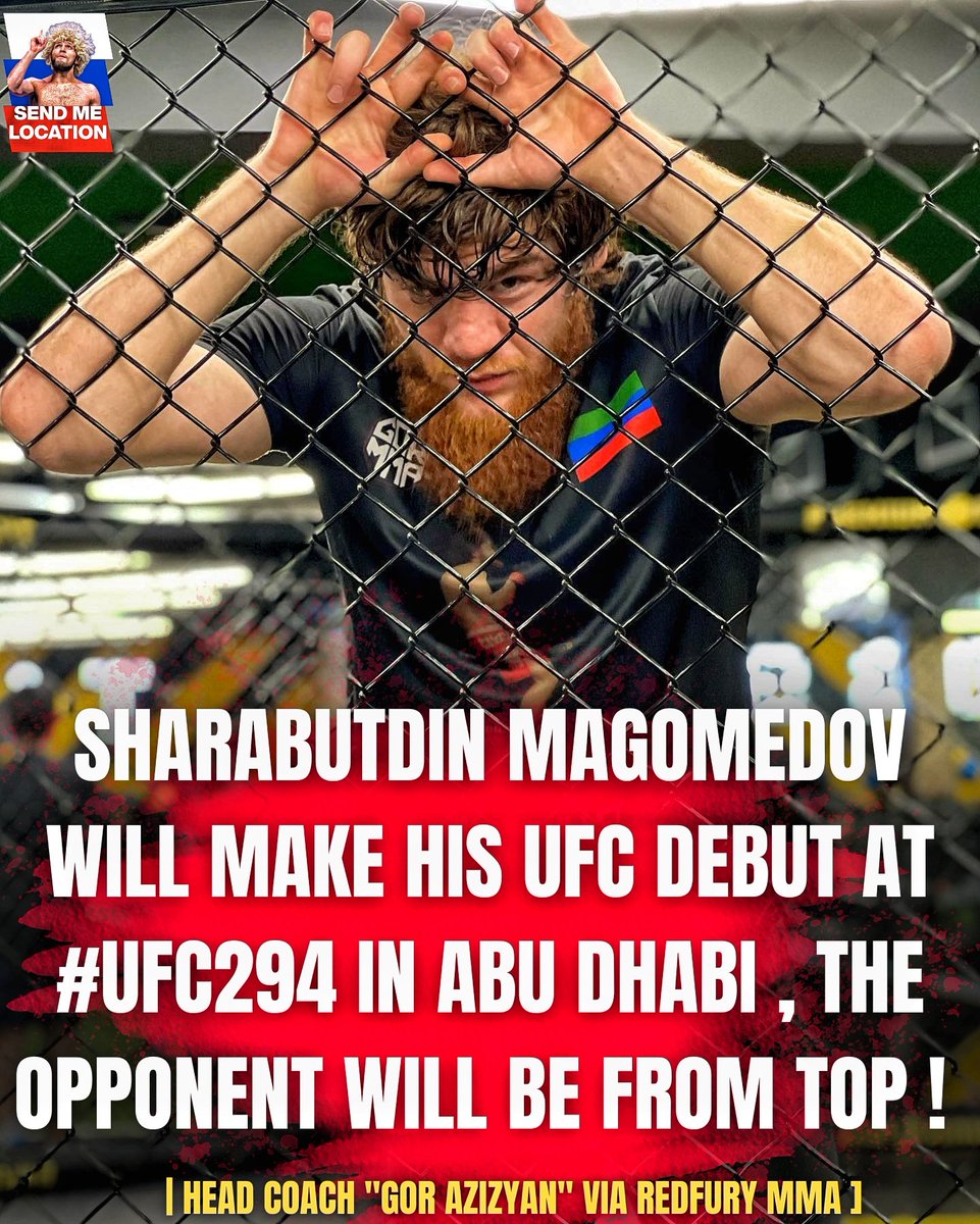 Guess?? Who would be first opponent of Sharabutdin 🦁 from the top 👊 
We'll see our brother Magomedov @ufc debut at #UFC294 #InAbuDhabi🇦🇪 #inshaallah