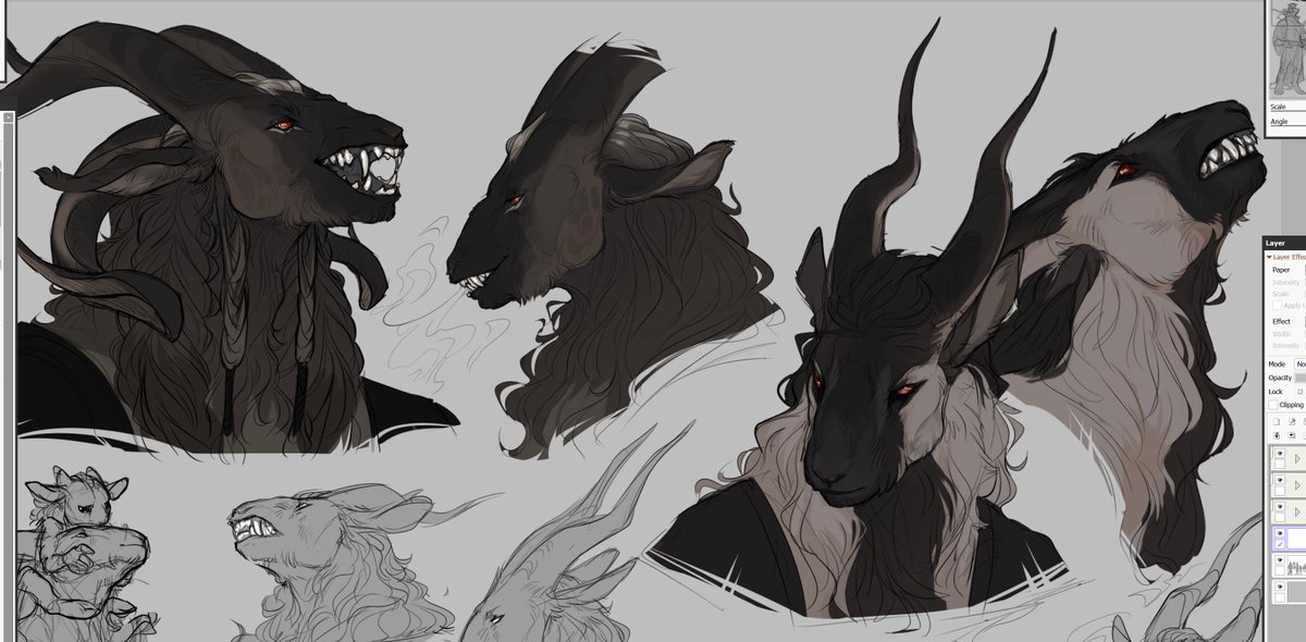 AwkwardosThe3rd's tweet photo. Here we go- goat dad (left) and son (right) for good ol' comparison https://t.co/1ePpQA3rSn