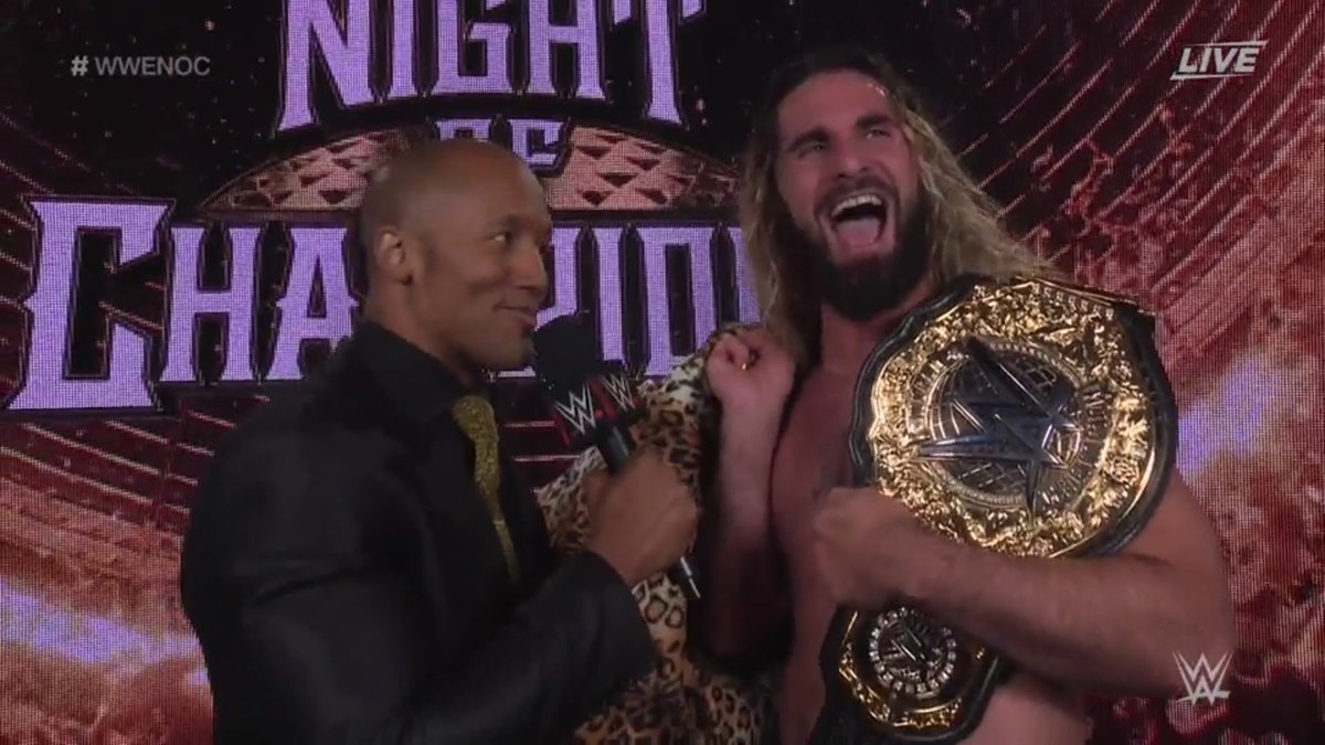 MdSadiqueOffic1's tweet photo. Seth Rollins Backstage segment #wwe #WWENOC #SaudiArabia #sethrollins follow me 100% follow back 🏆😍 https://t.co/92vu2e0pGS