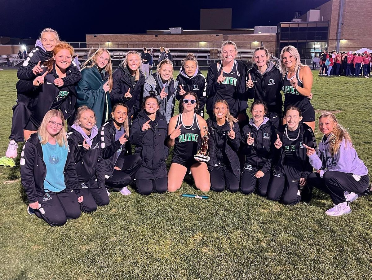 The OHS girls’ track &amp; field team is currently No. 1 in the MITCA power rankings. Today, at the MITCA D3 Team State Meet in Clare, the Eagles are attempting to  prove the rankings right! Stay tuned for updates…
