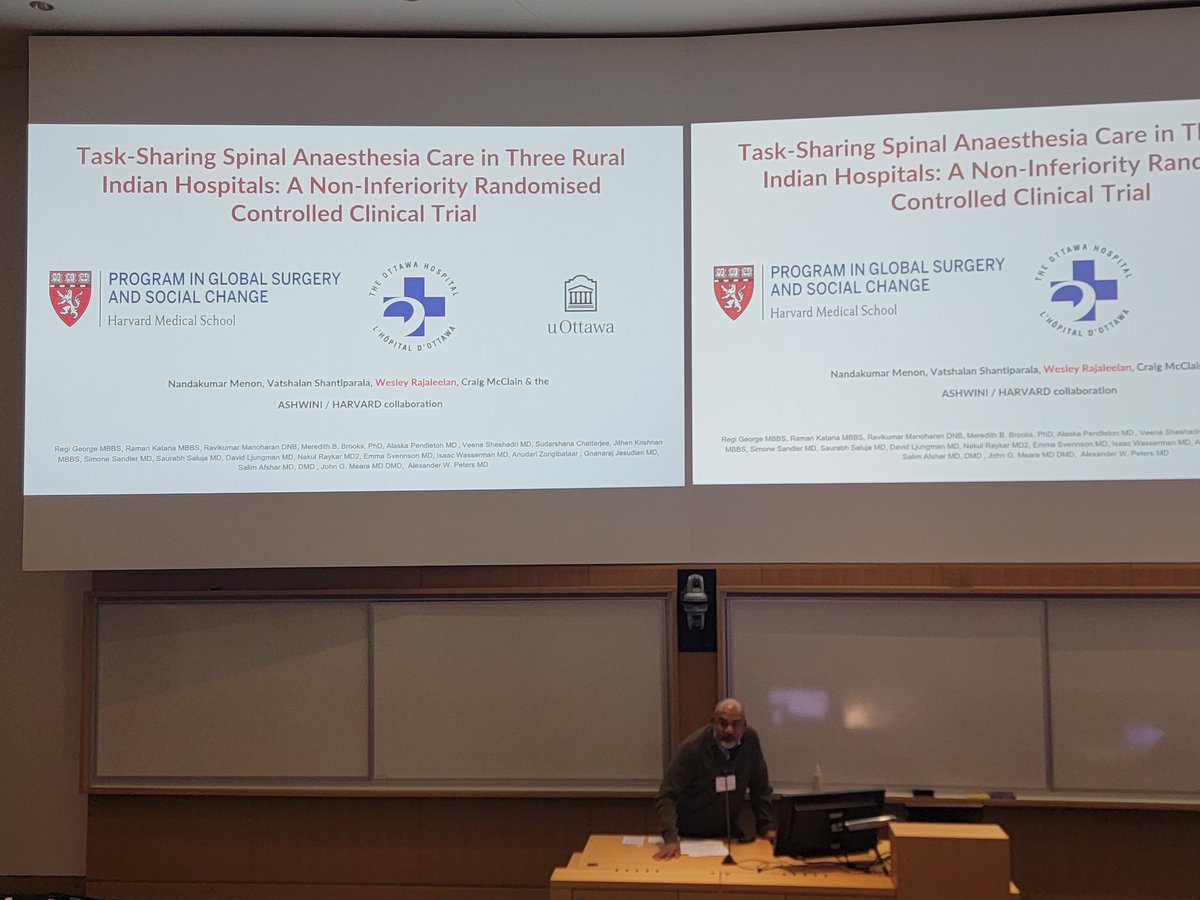 Another series of engaging #GlobalSurgery oral abstracts this afternoon at #BRT2023, from 🇪🇨 surgical workforce analyses to #GlobalAnesthesia RCTs.