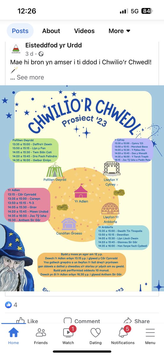 Pob hwyl i’r 2 sydd yn perfformio yn ‘Y Twrch Trwyth’ yn yr Eisteddfod yfory. Rydym yn falch iawn ohonoch🌟🌟 #prosiect23 #urdd 
Good luck to our pupils that are performing ‘Y Twrch Trwyth’ in the Eisteddfod tomorrow. We are very proud of you🌟🌟 #prosiect23 #urdd