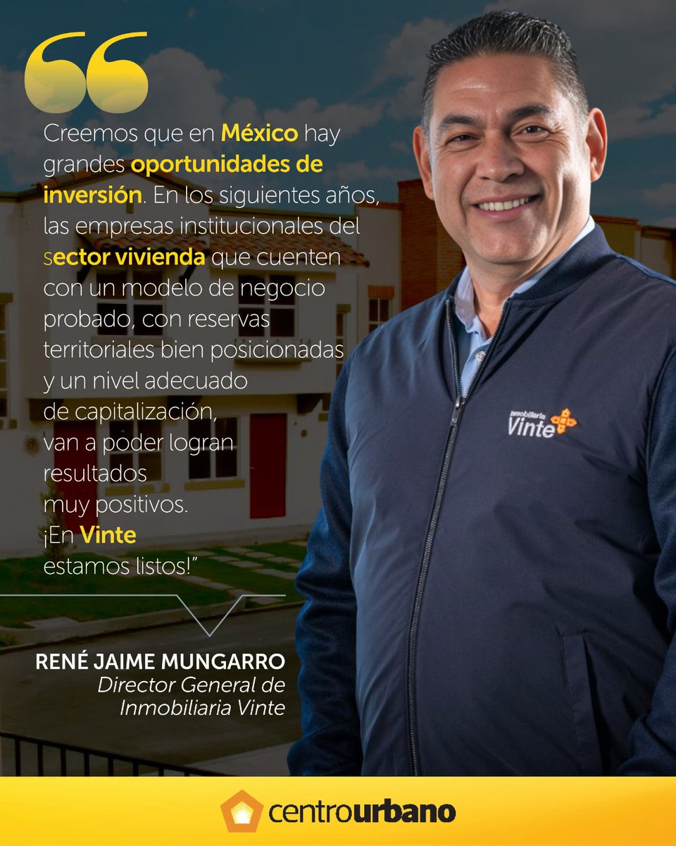 #Entérate | <a href="/Vinte_Mx/">@Vinte_Mx</a> se enfocará en mejorar la rentabilidad y generar flujo de efectivo positivo en 2023. Después de un crecimiento anual compuesto del 14.4%, esperamos un crecimiento del 10-15% en ingresos por escrituración de vivienda este año | Info 👉bit.ly/3M09WI4
