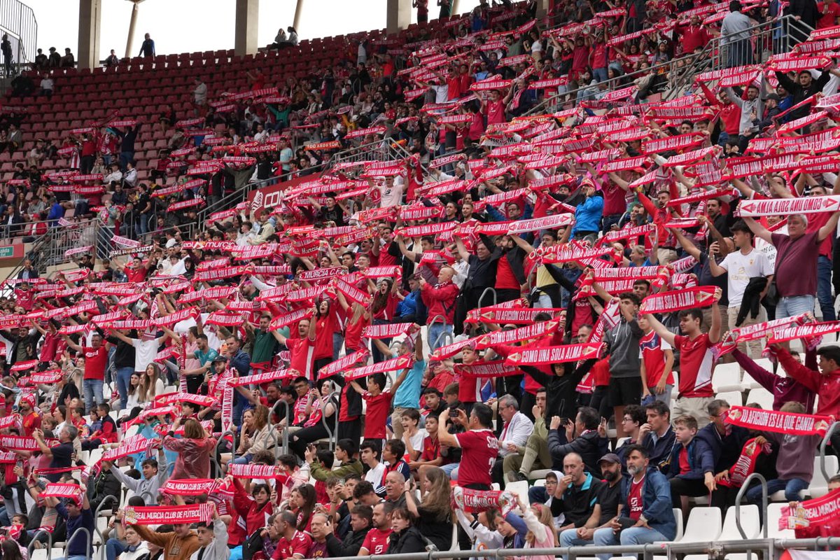 J38 | 🏟️ Hoy somos 25.932 espectadores en el #RealMurciaEldense 

❤️ ¡GRACIAS AFICIÓN!